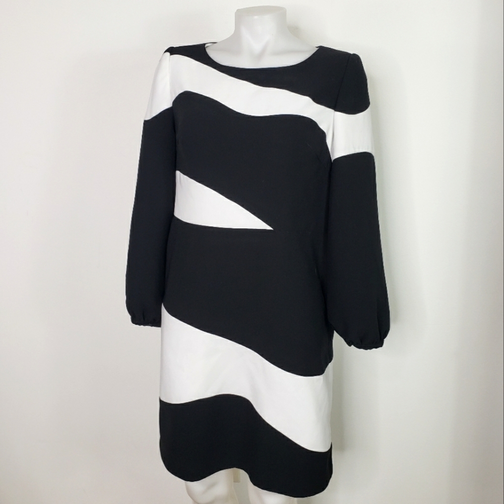 Chukkers Boca Raton black and white dress modern size large
